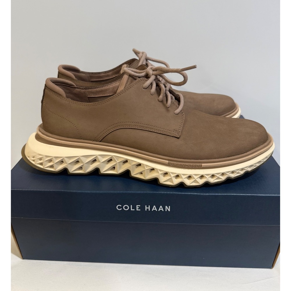 Cole Haan Zerogrand 5.0 Diamond Oxford British Tan Nubuck C42081 Mens 12M